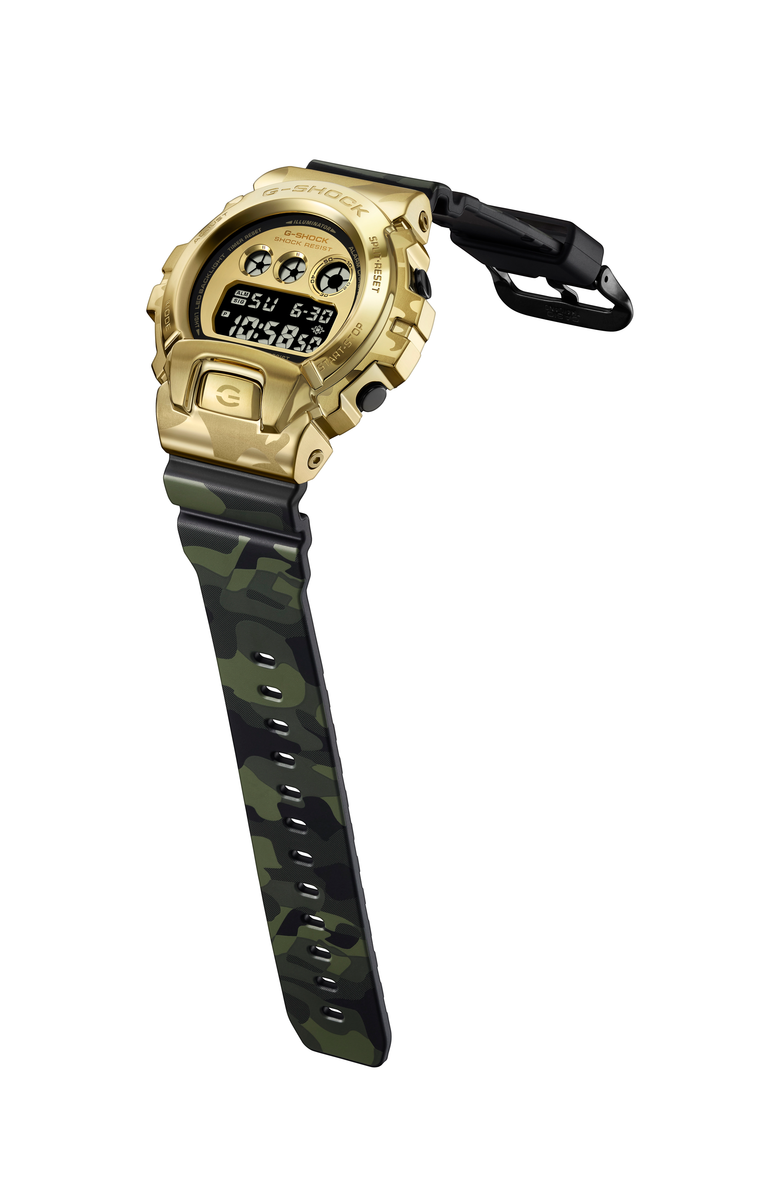 G-Shock 6900 Digital Bold Camo Series - Gold/Camo