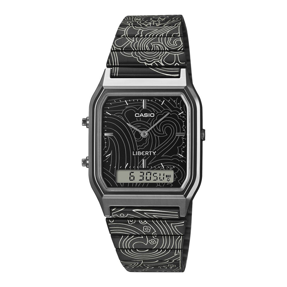 Liberty X Casio Vintage "AQ230EBLT-1A" Paisley
