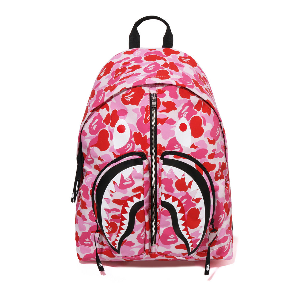 A Bathing Ape ABC Camo Shark Daypack Backpack - Pink Camo
