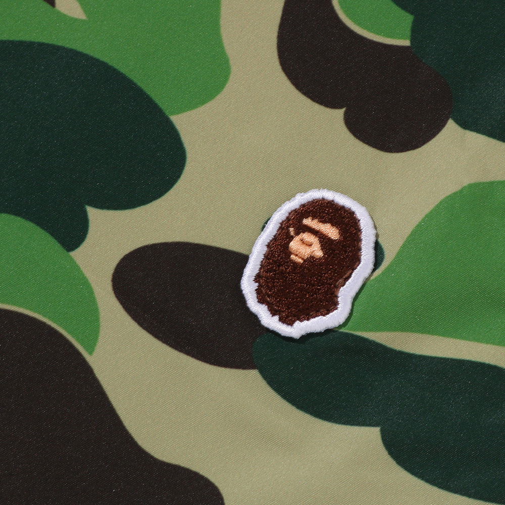 A Bathing Ape ABC Camo Ape Head One Point Beach Short - Green