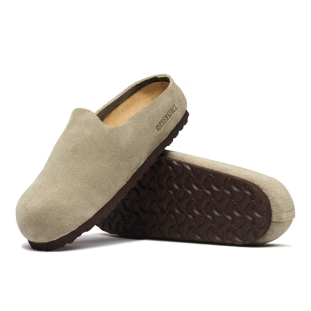 Birkenstock Amsterdam Wrapped Suede - Taupe