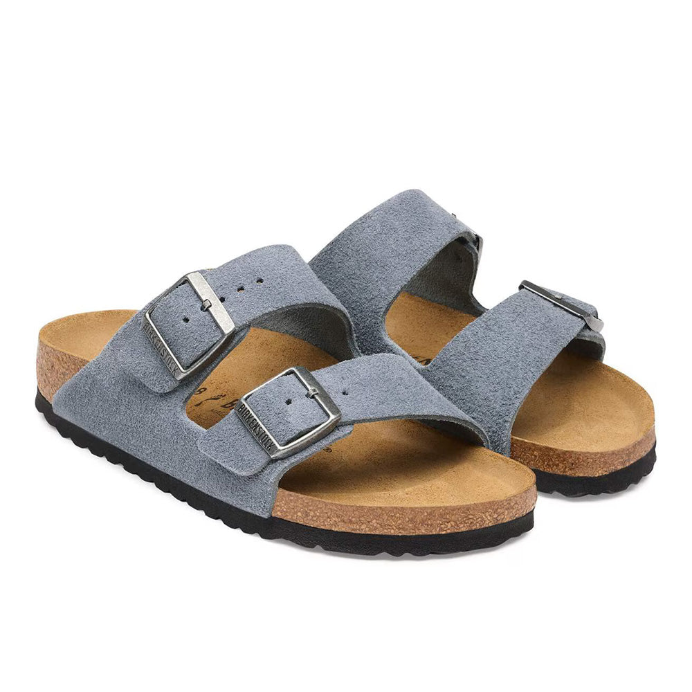 Birkenstock Arizona Suede - Stone Blue
