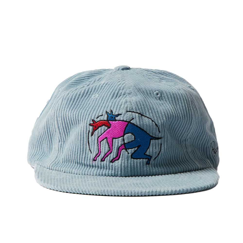 Parra The Zoomies Corduroy 6 Panel Strapback Hat