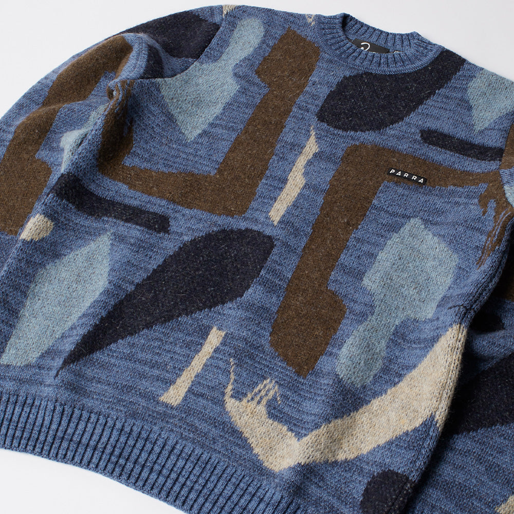 Parra Detached Knitted Pullover Hoodie