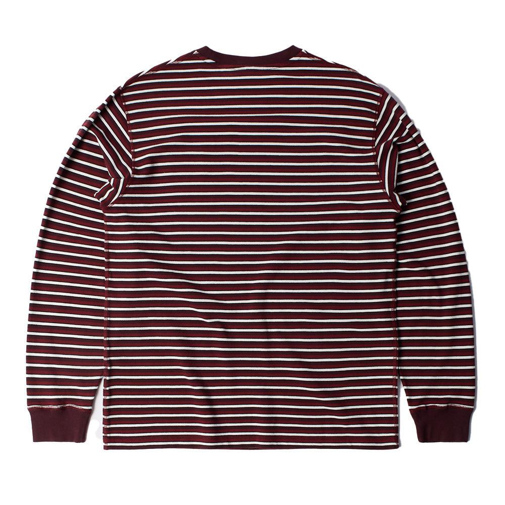 Parra Tripped Striped Pique LS Tee