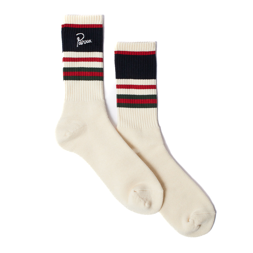 Parra Signature Striped Crew Socks