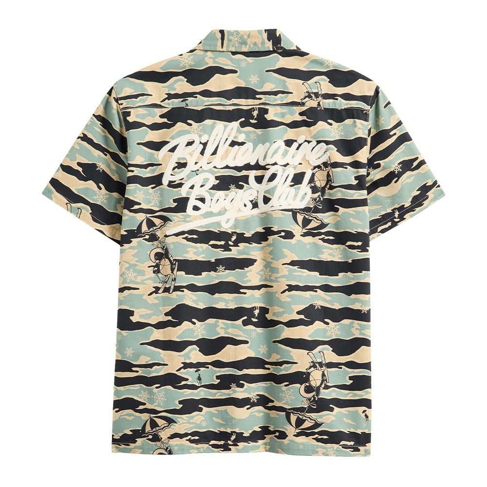 Billionaire Boys Club Tiger Camo SS Woven Button up