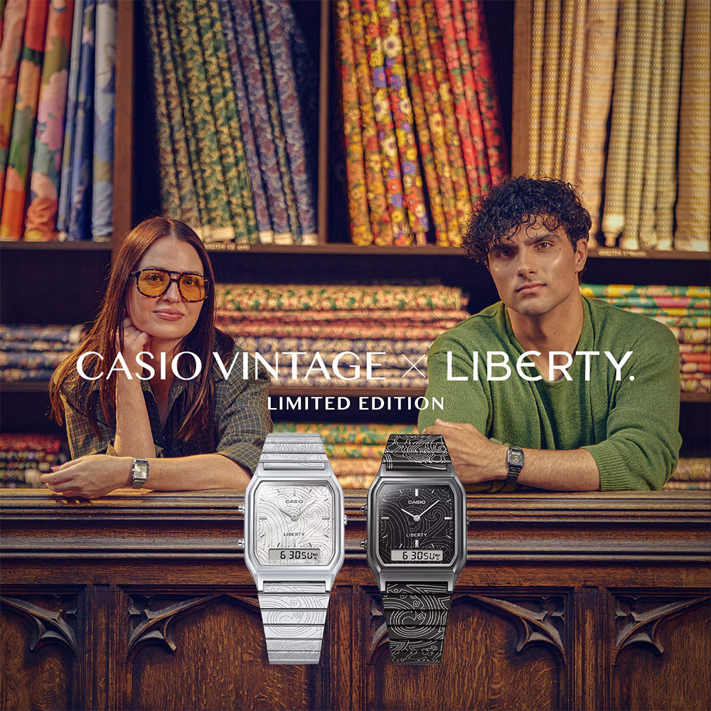 Liberty X Casio Vintage "AQ230EBLT-1A" Paisley