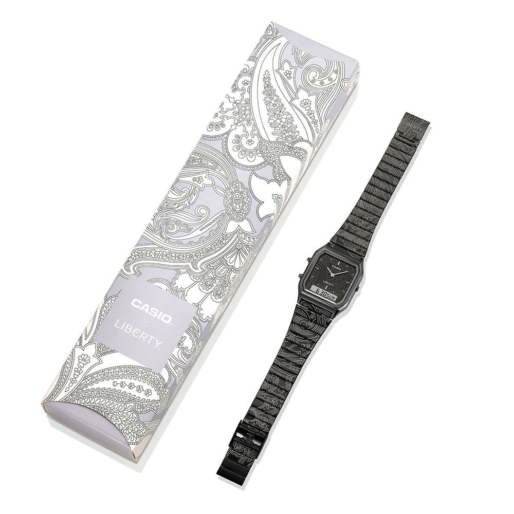 Liberty X Casio Vintage "AQ230EBLT-1A" Paisley