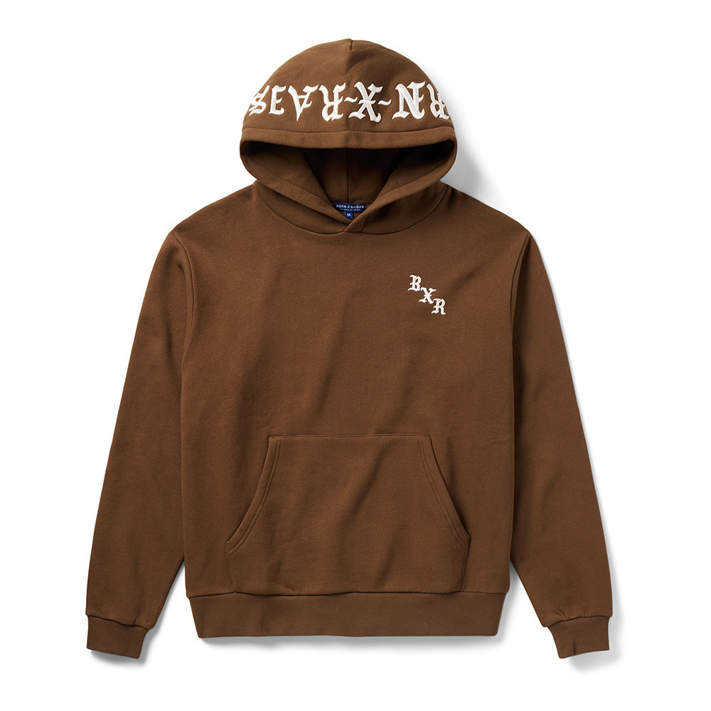 Born X Raised Embroidered Pullover Hoodie