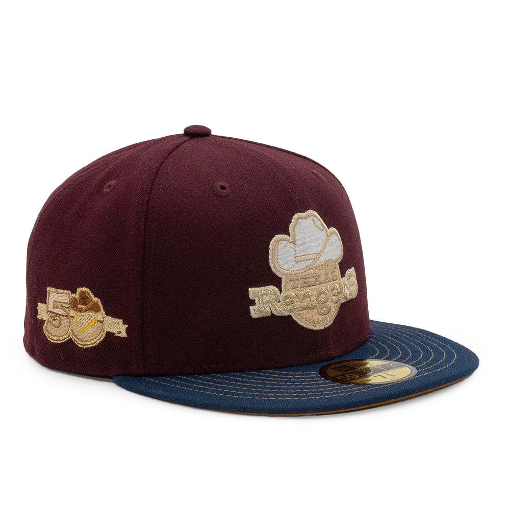 FRSH X New Era Cap 5950 Texas Rangers 50th Anniversary Side Patch - 'Restock"