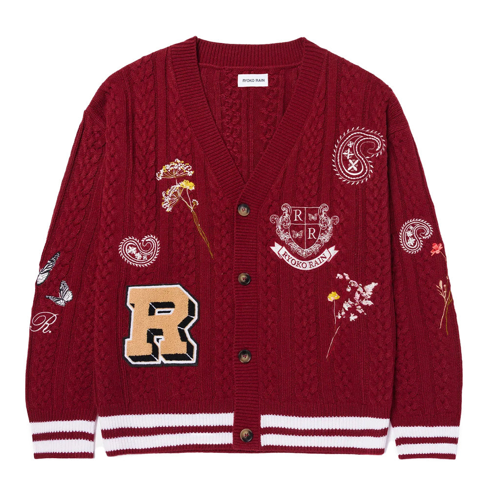 Ryoko Rain Cable Knit Cardigan