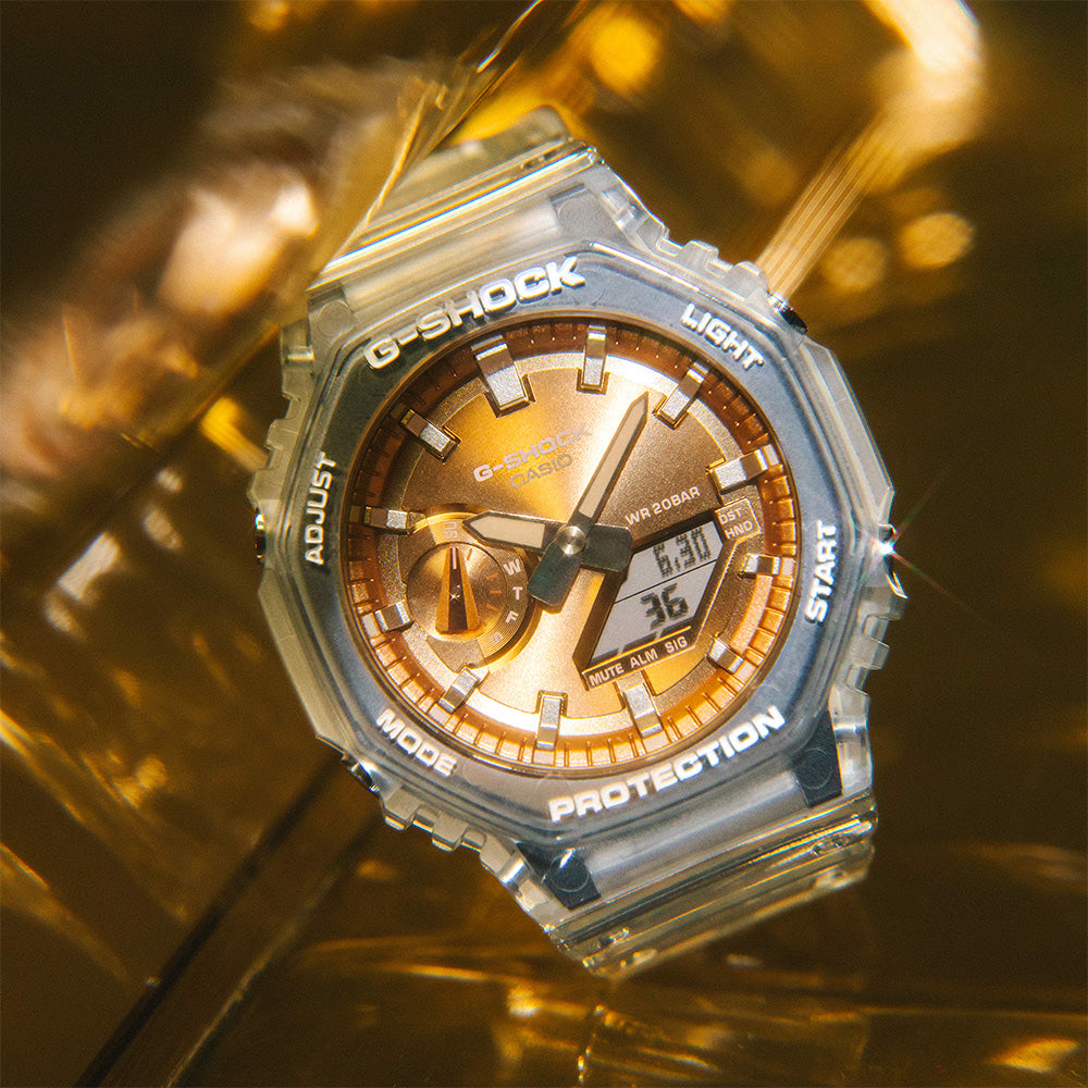 Casio G-Shock "GA2100BM-7A5" Series - Translucent Rose Gold