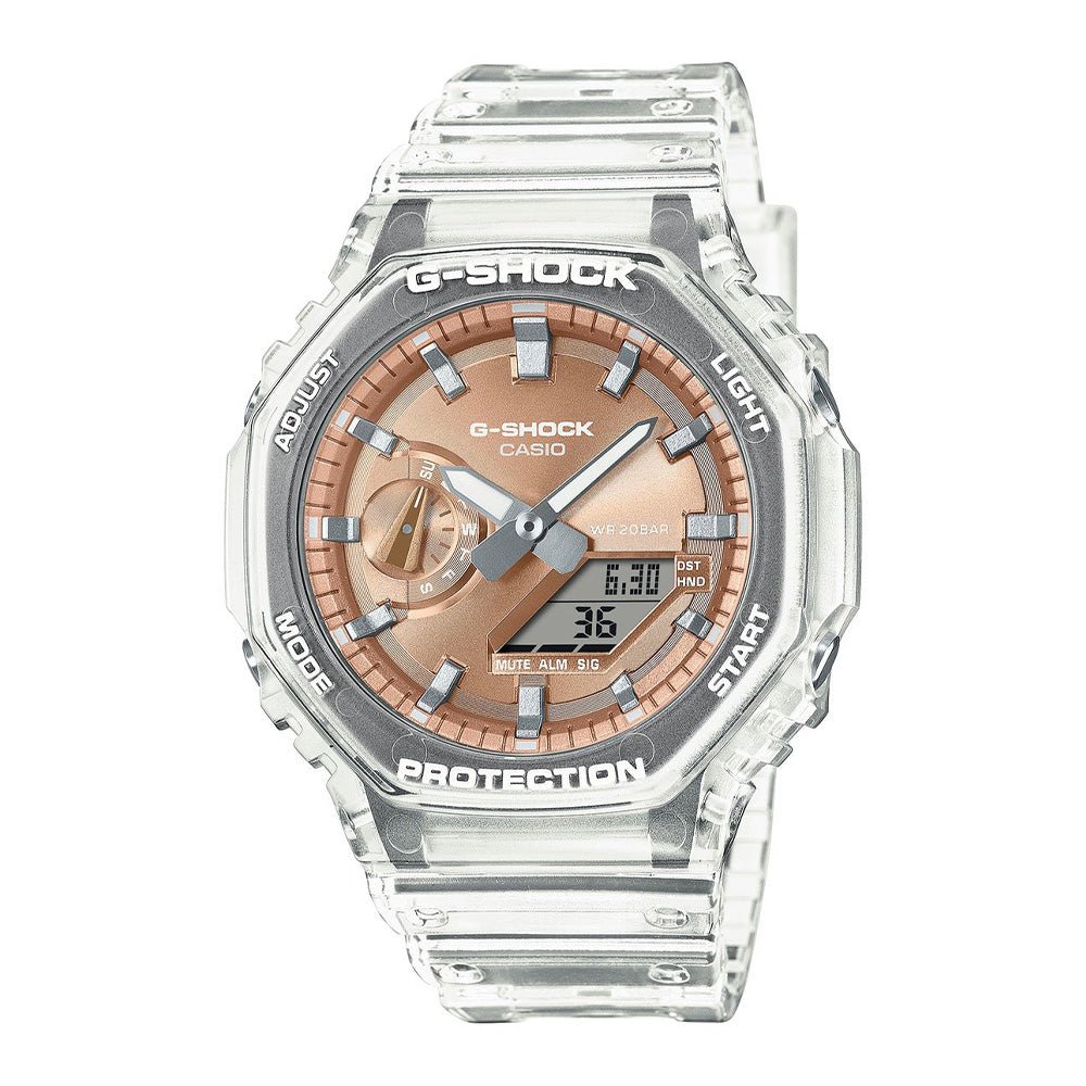 Casio G-Shock "GA2100BM-7A5" Series - Translucent Rose Gold