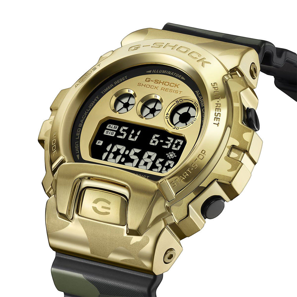 G-Shock 6900 Digital Bold Camo Series - Gold/Camo