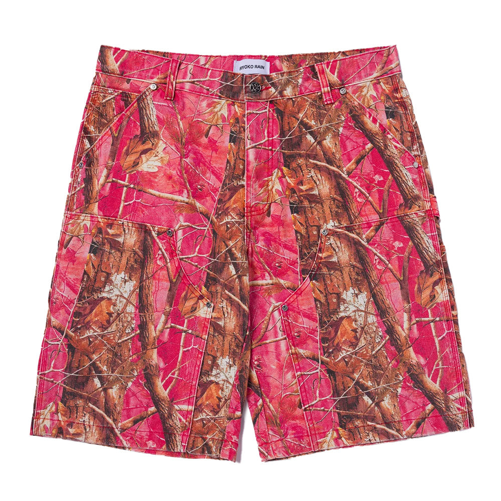 Ryoko Rain Tree Camo Double Knee Workwear Short
