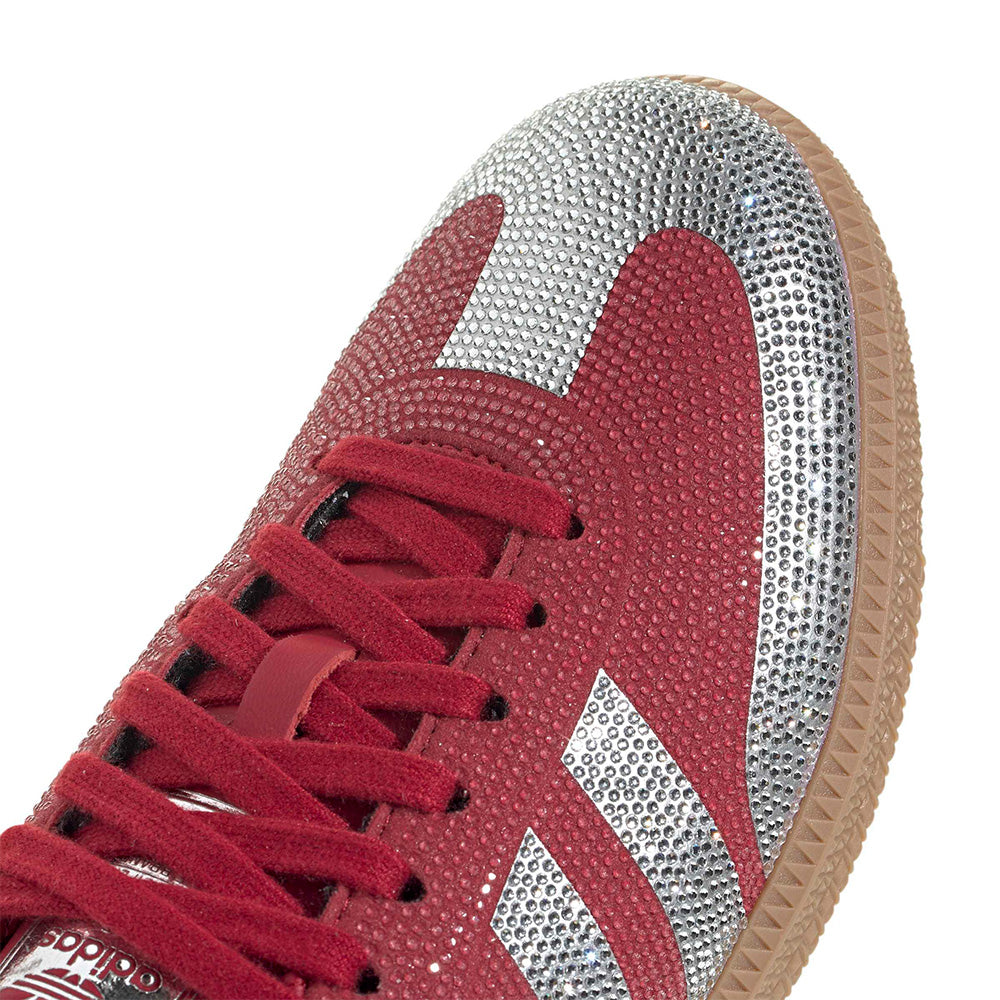 Adidas Women's Samba OG "Rhinestones" - Ruby Red