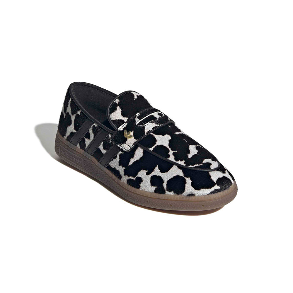 Adidas Women's Handball Spezial Loafer "Pony Hair" Cow Print