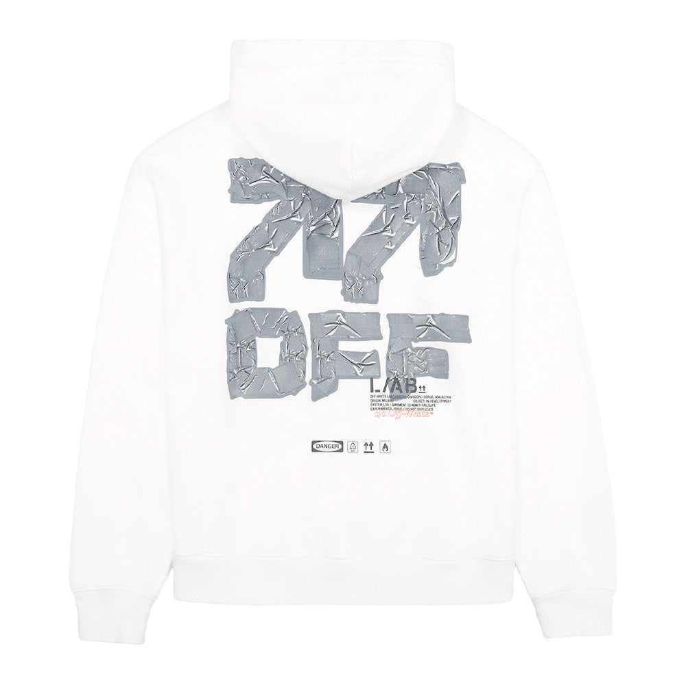 L/AB c/o Off-White Off Active Duct Tape Pullover Hoodie