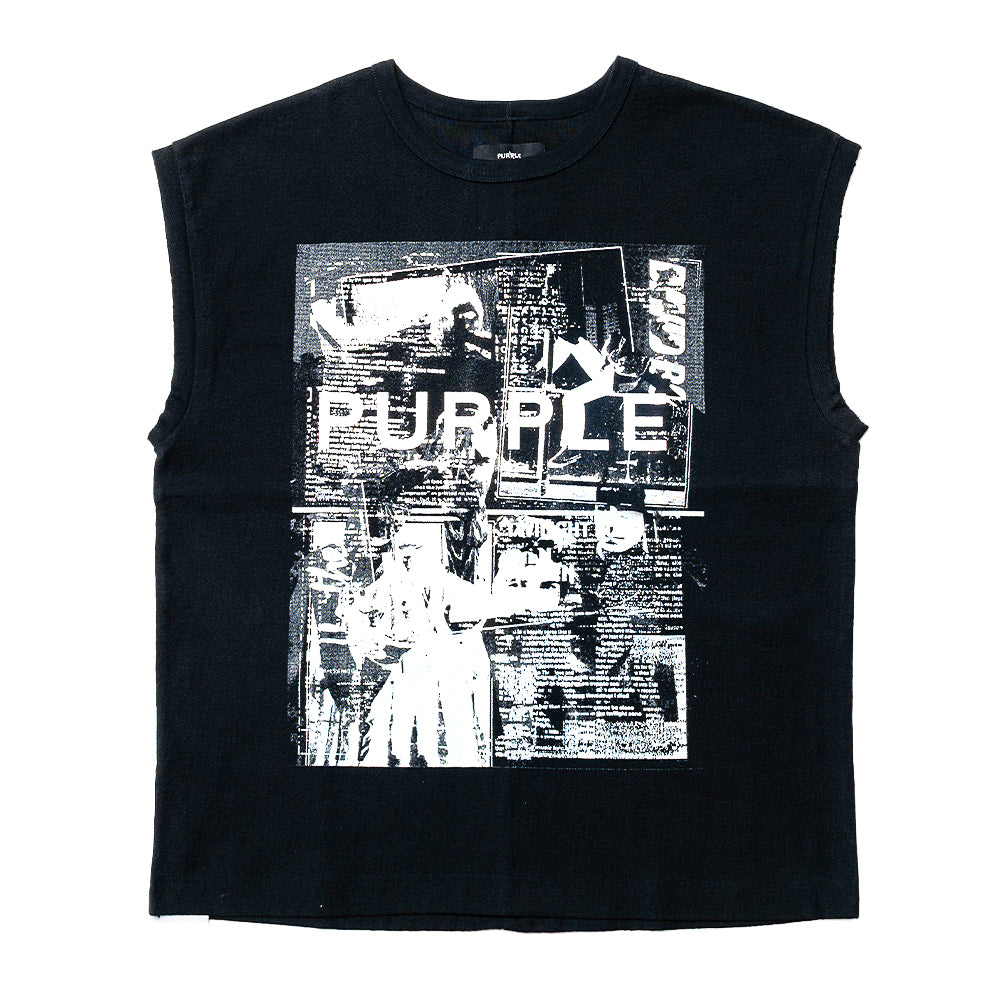 Purple Heavyweight Textured SL Tee