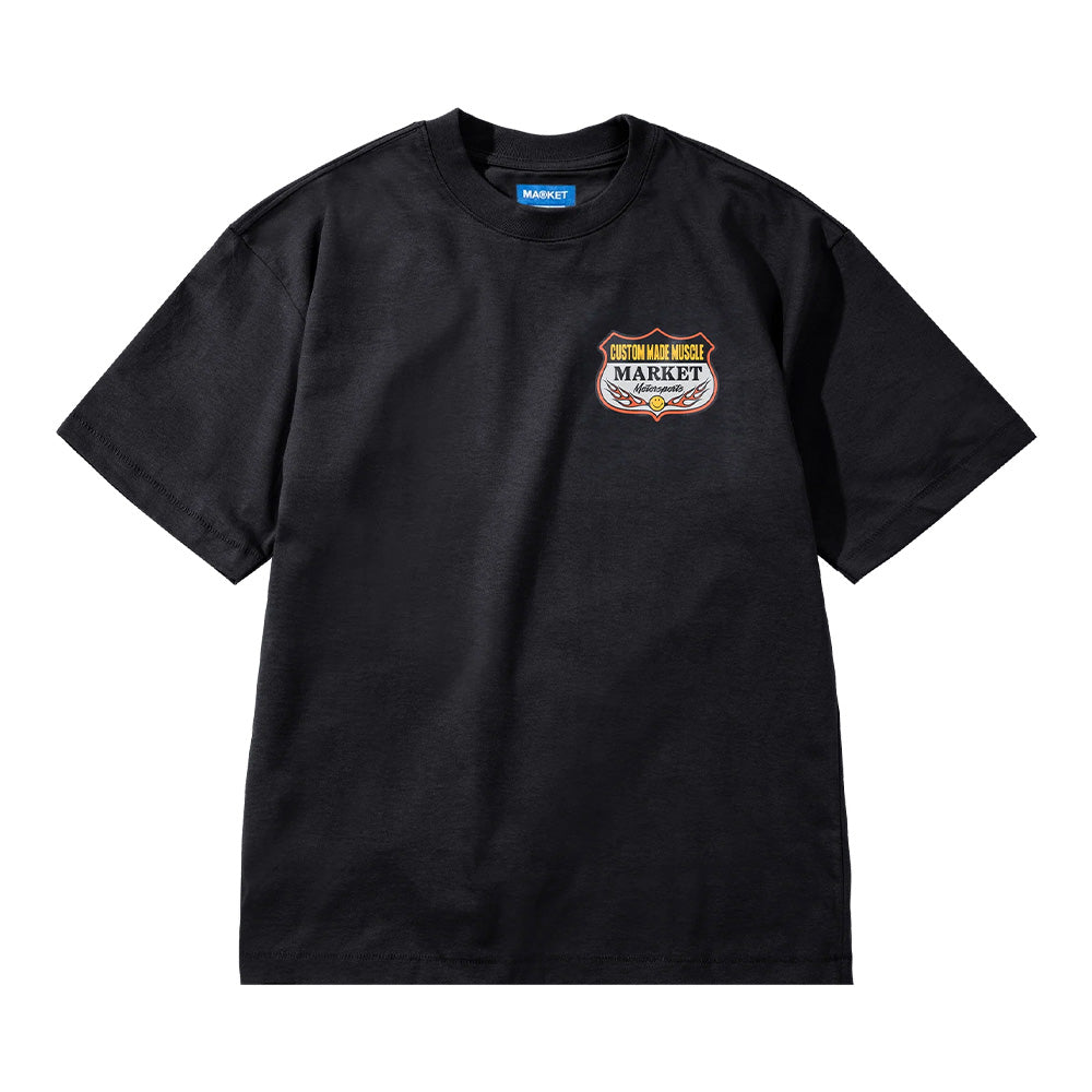 Market Smiley Burnt Rubber SS Tee