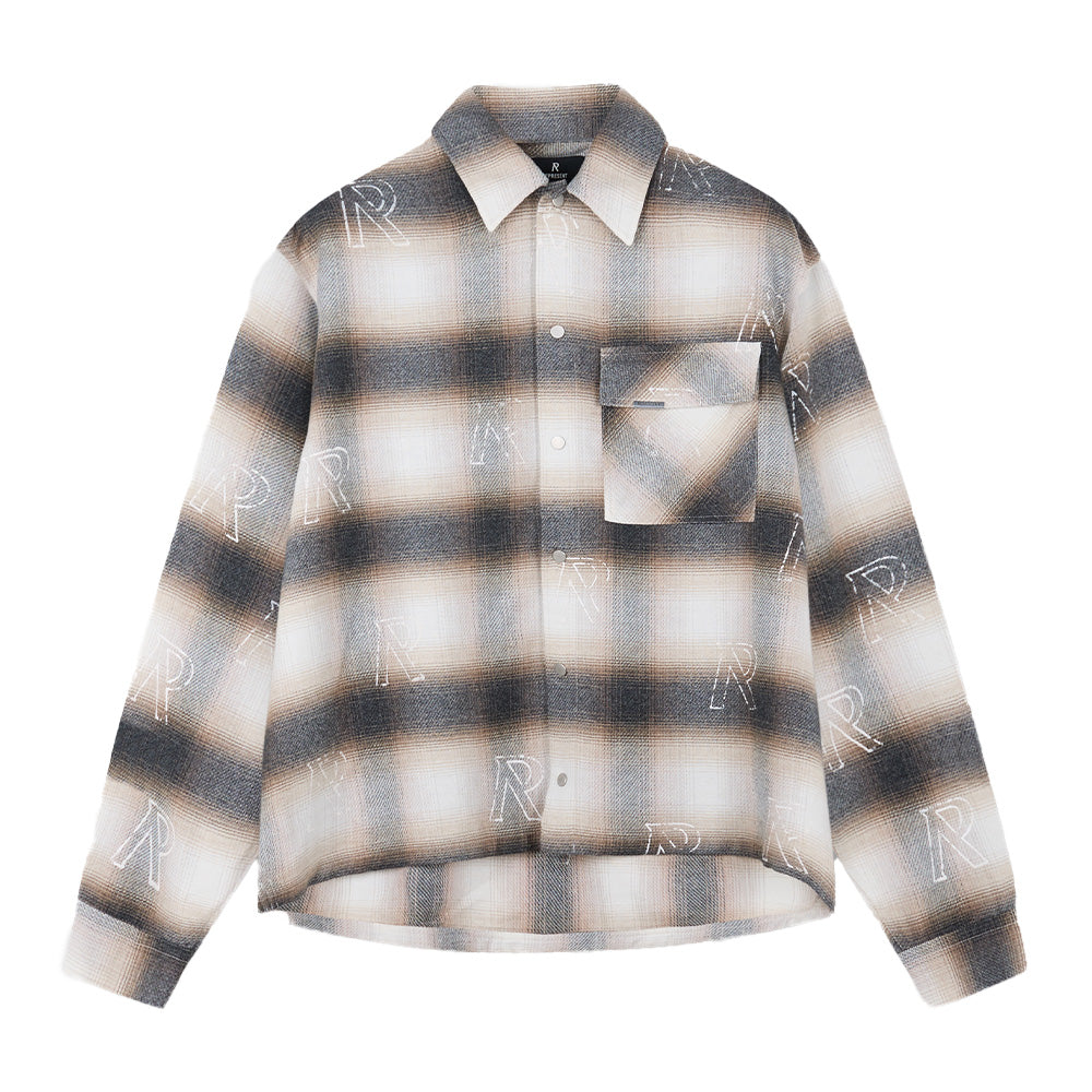 Represent All Over Initial LS Flannel