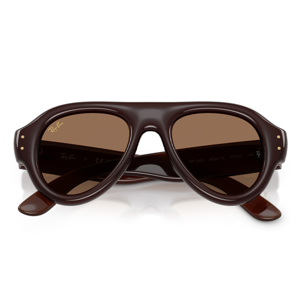A$AP Rocky x Ray-Ban Aviator Puffer - Transparent Brown/Dark Down Lense