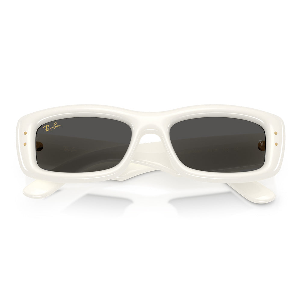 A$AP Rocky x Ray-Ban KILIANE Puffer - Full Cream/Dark Grey Lense