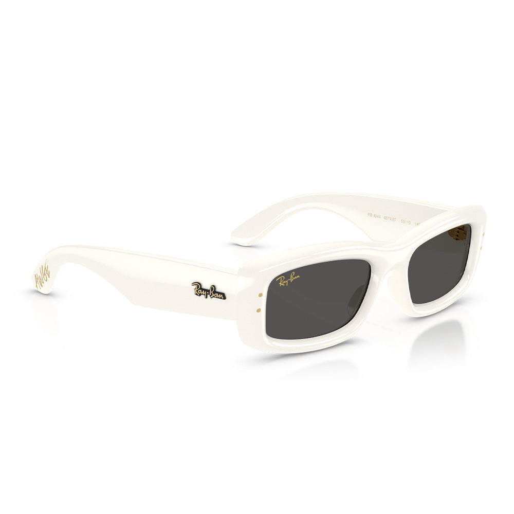 A$AP Rocky x Ray-Ban KILIANE Puffer - Full Cream/Dark Grey Lense