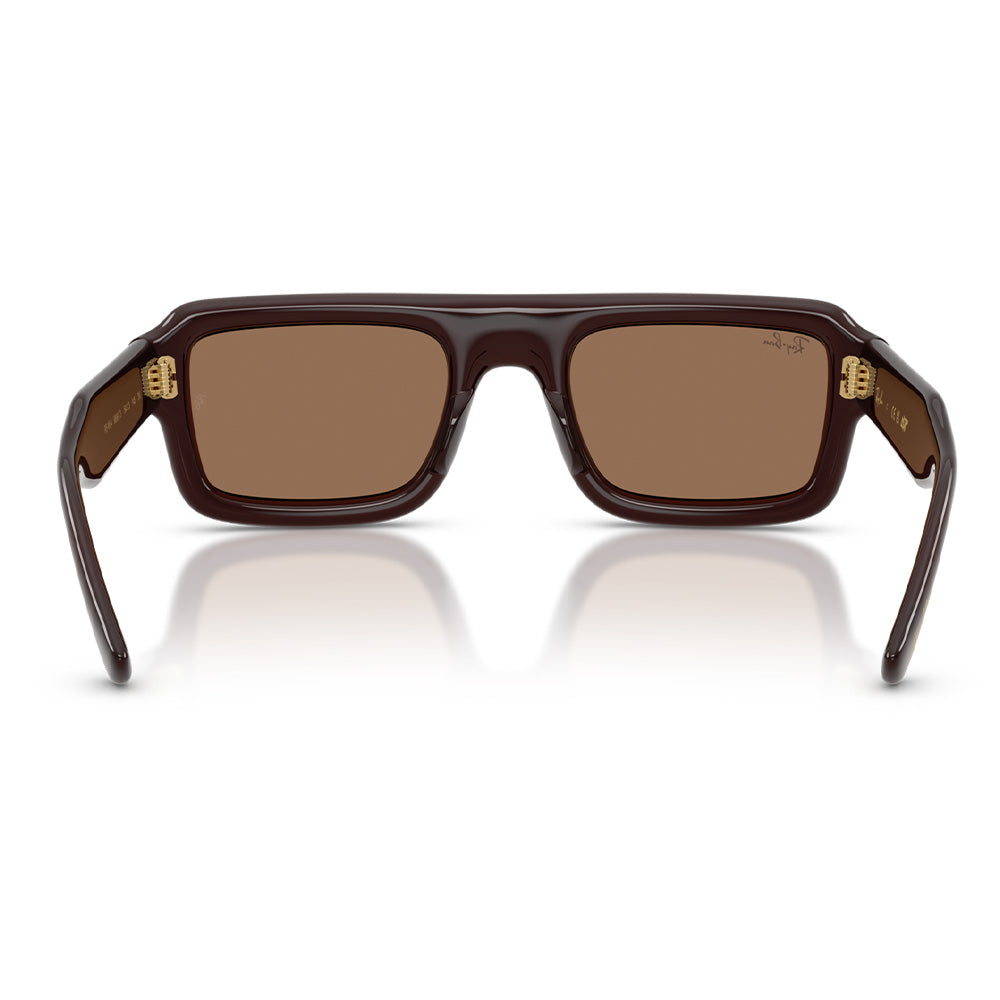 A$AP Rocky x Ray-Ban Flacko Puffer - Transparent Brown/Dark Brown Lense