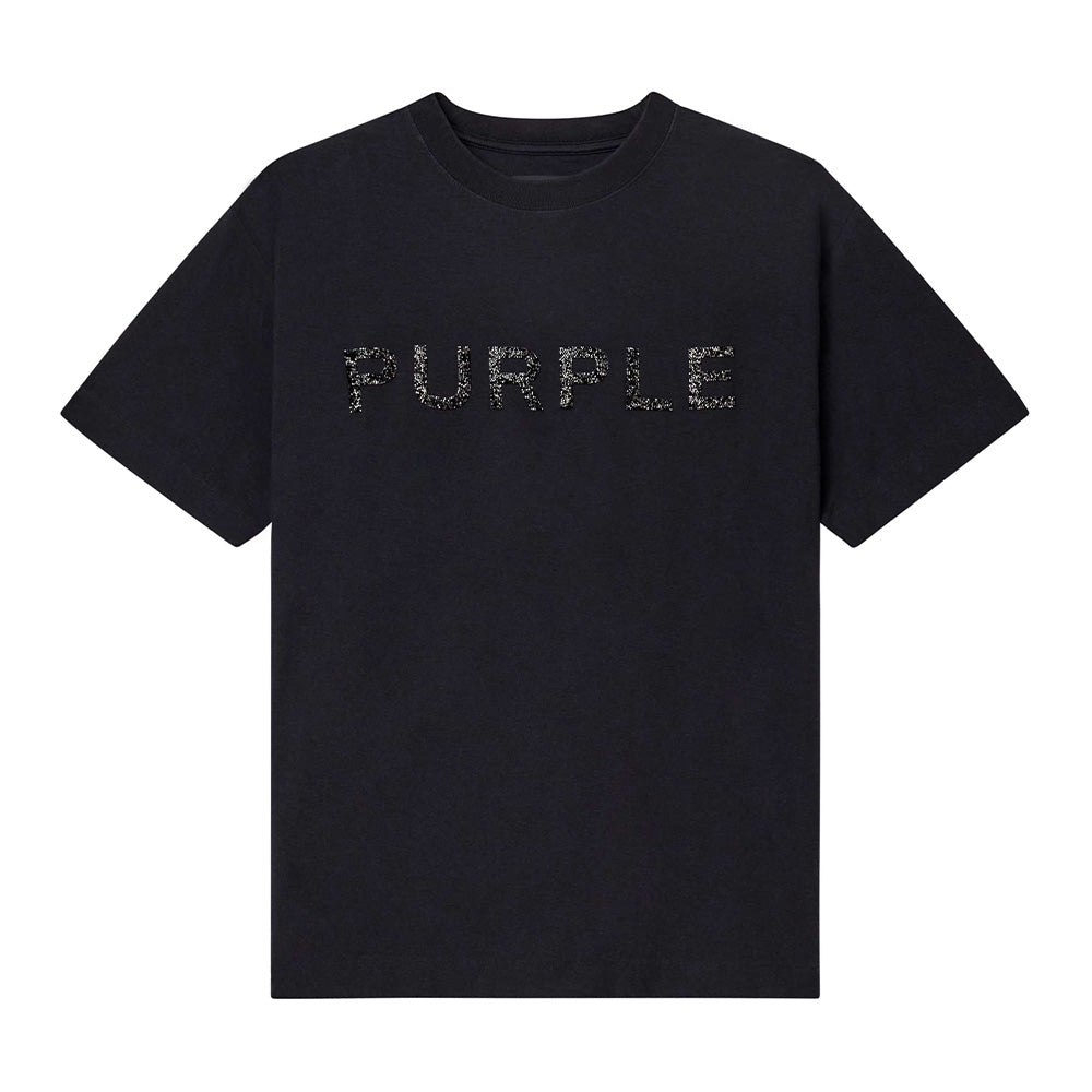 Purple Crystals Textured SS Tee