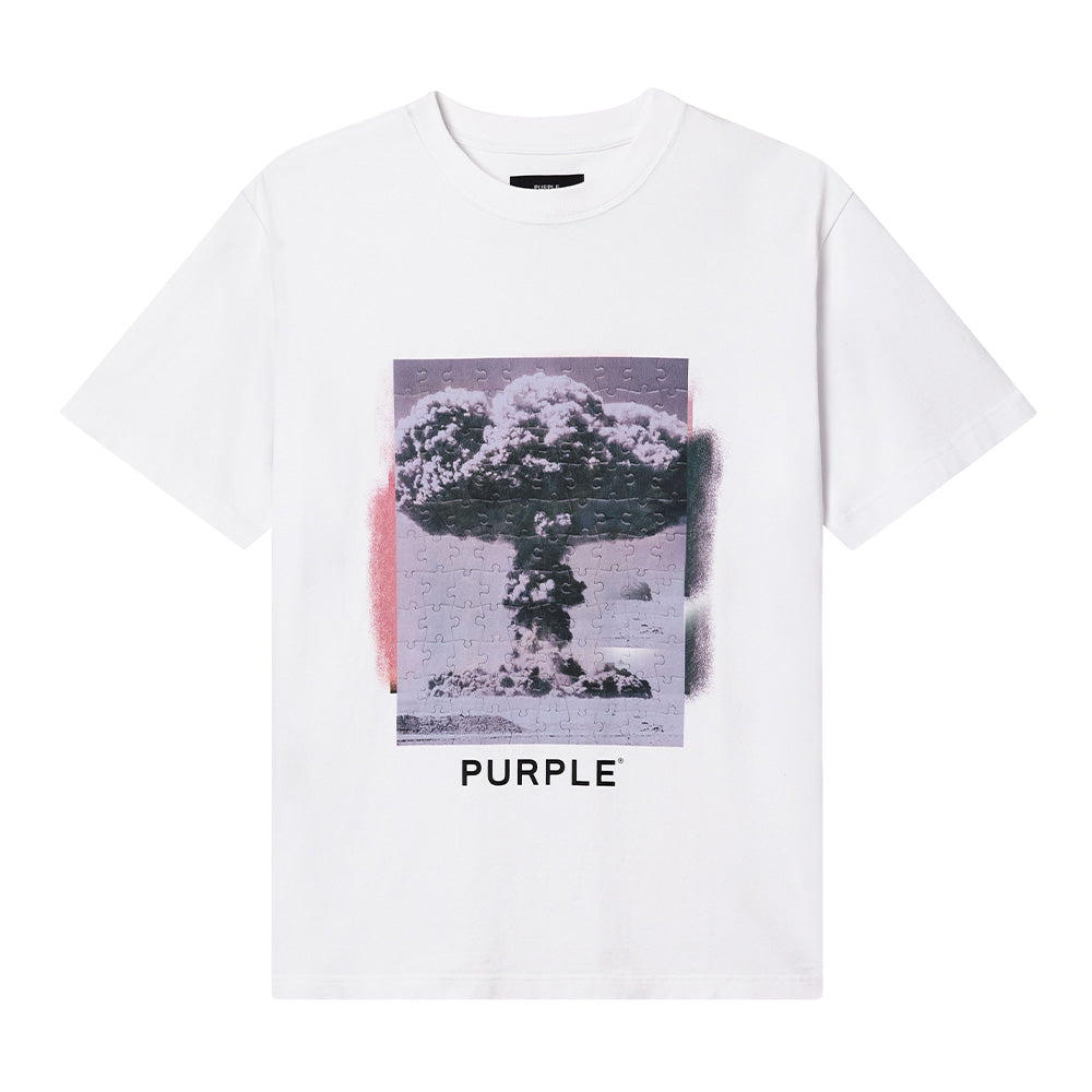 Purple Meltdown Heavyweight SS Tee