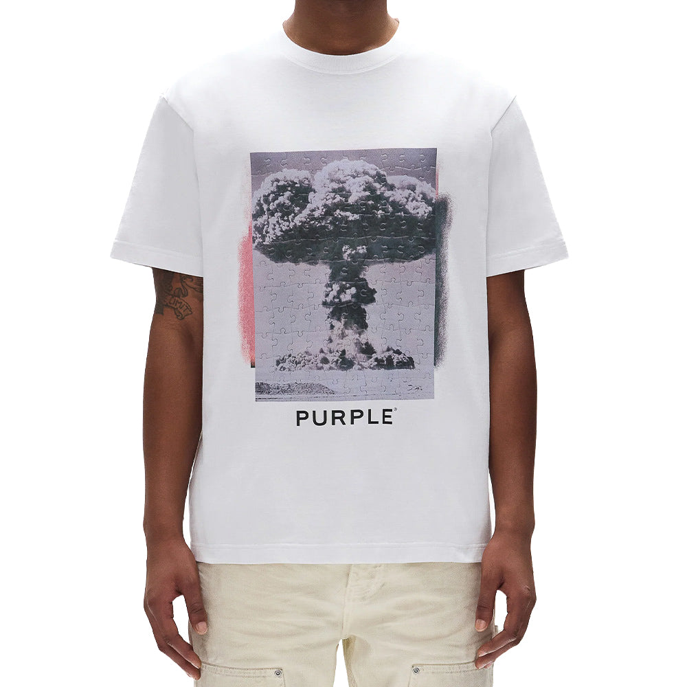 Purple Meltdown Heavyweight SS Tee