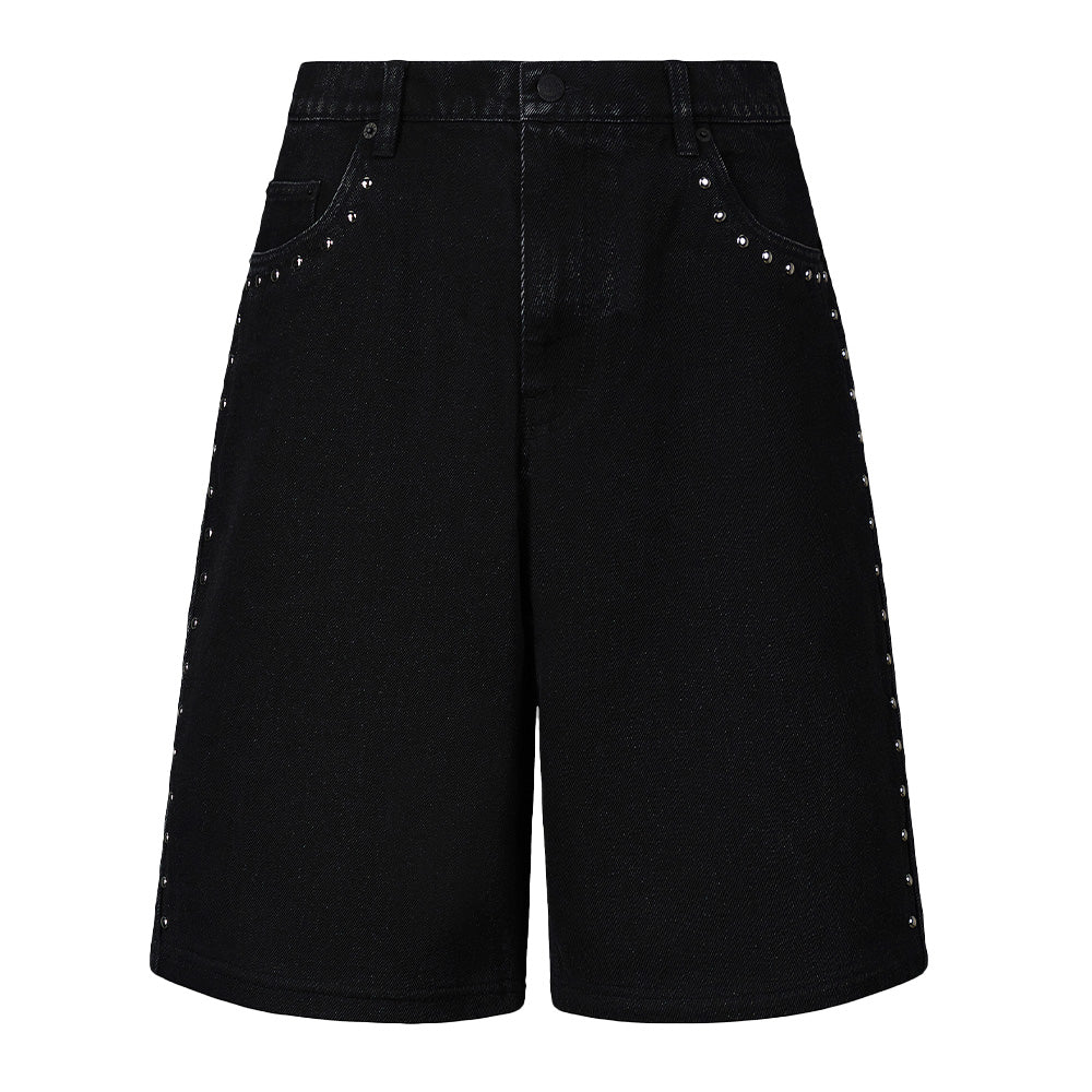 Daft Punk X Pleasures Lucky Studded Denim Jorts