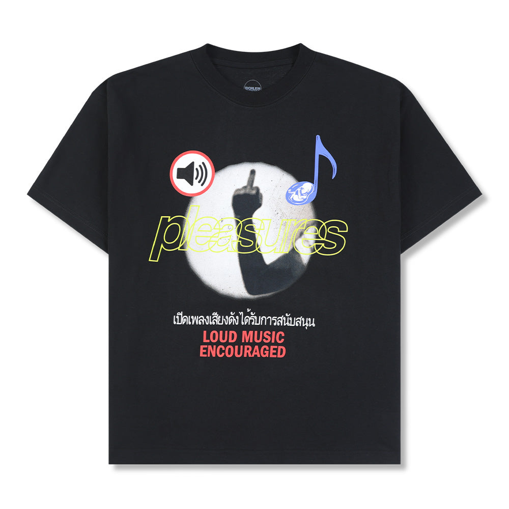 Boiler Room X Pleasures Loud Music SS Tee