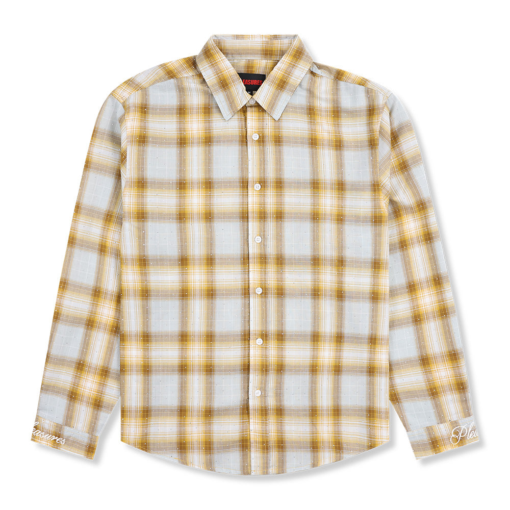Pleasures Dizzle Woven Button Up Shirt