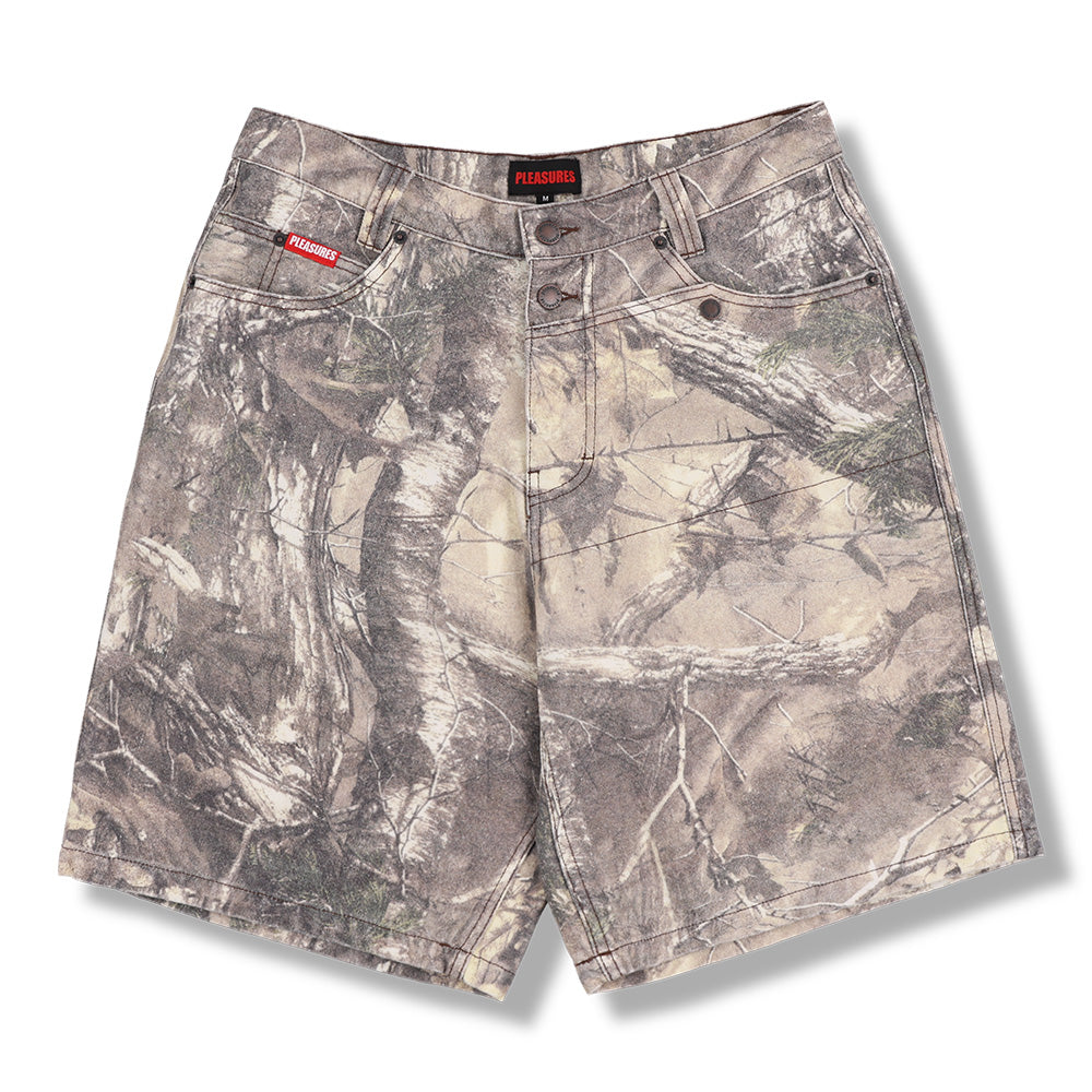 Pleasures Hunt Canvas Jorts