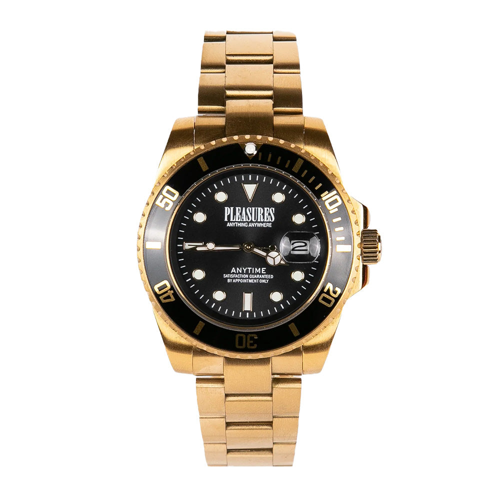 Pleasures Anytime Watch - Gold|Black