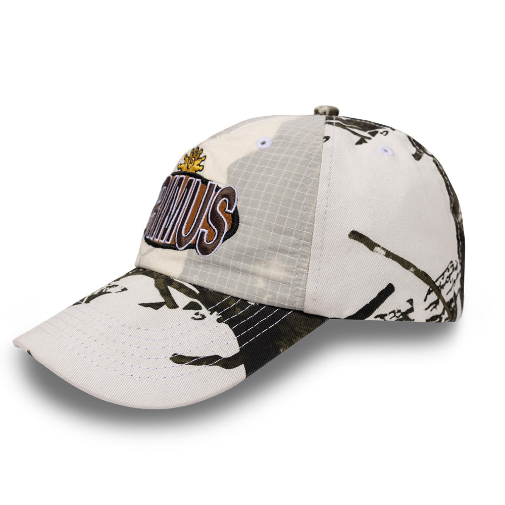 Pleasures Brown Album layered 6 Panel Strapback Hat