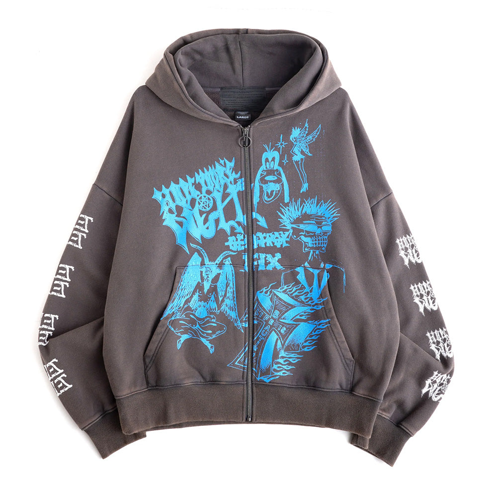 Jungles Hope You're Well Full Zip Up Hoodie