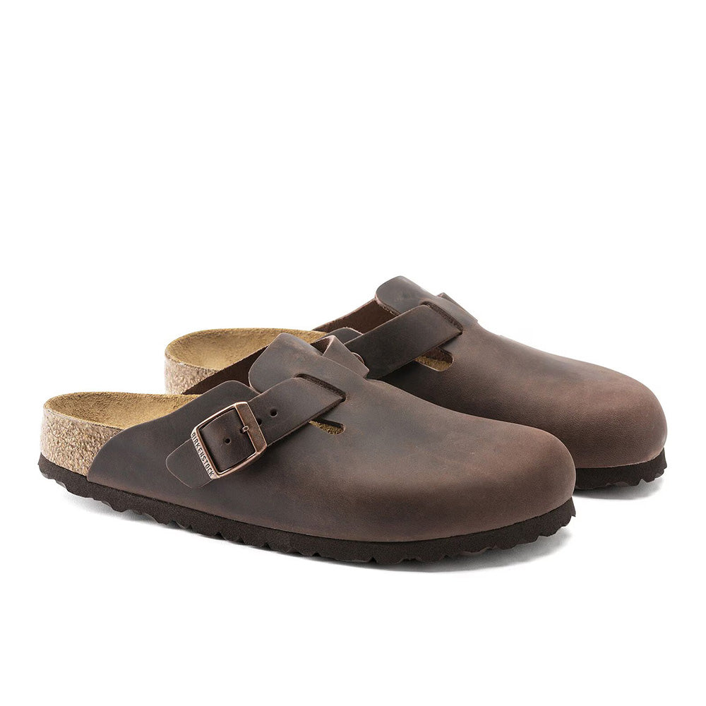 Birkenstock Boston NU Oiled Leather - Habana