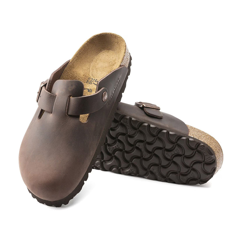 Birkenstock Boston NU Oiled Leather - Habana