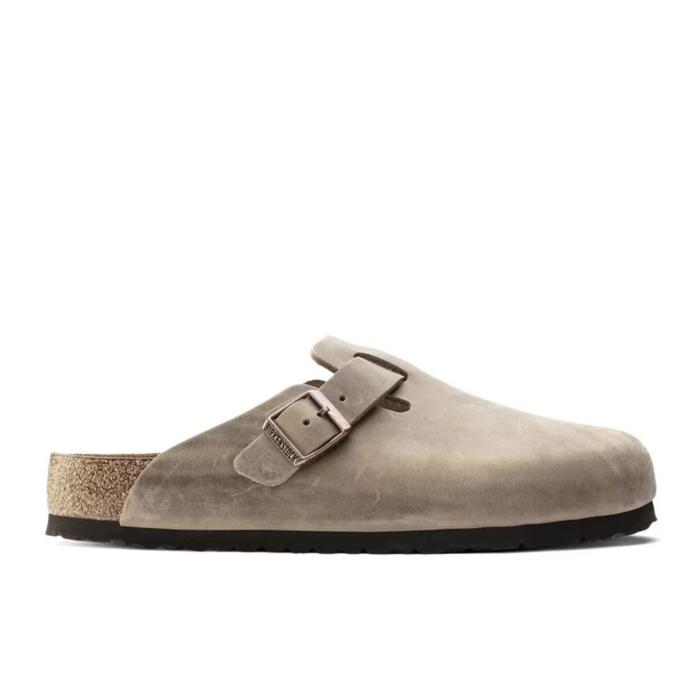 Birkenstock Boston NU Oiled Leather - Tobacco Brown