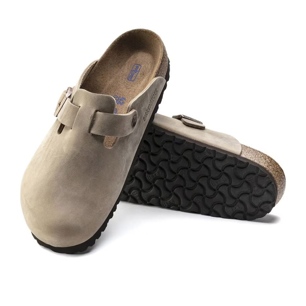 Birkenstock Boston NU Oiled Leather - Tobacco Brown