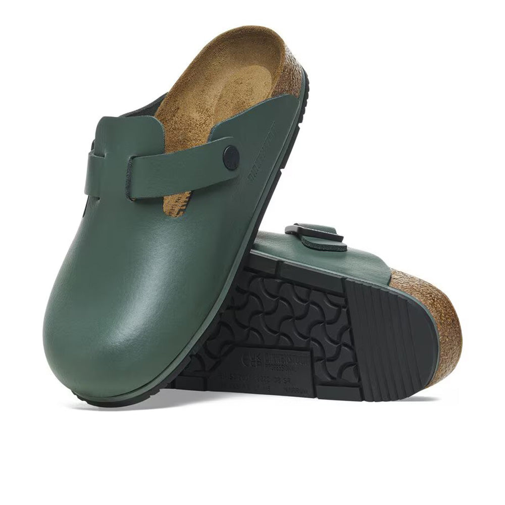 Birkenstock Boston PRO Leather - Thyme