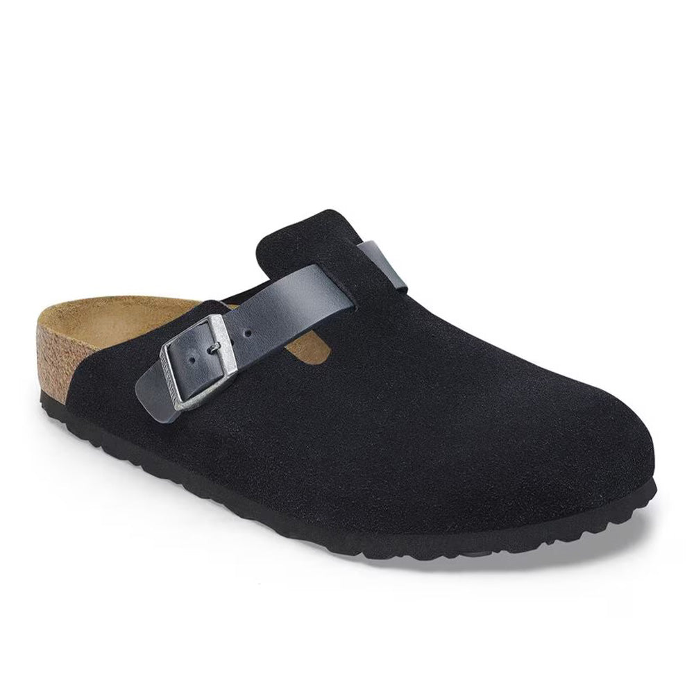 Birkenstock Boston BS Suede "Midnight"
