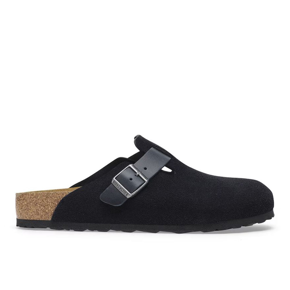 Birkenstock Boston BS Suede "Midnight"