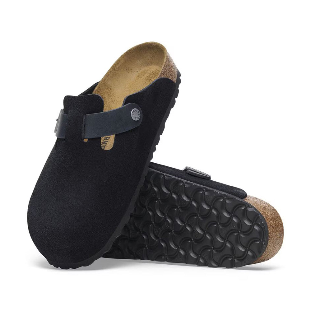 Birkenstock Boston BS Suede "Midnight"