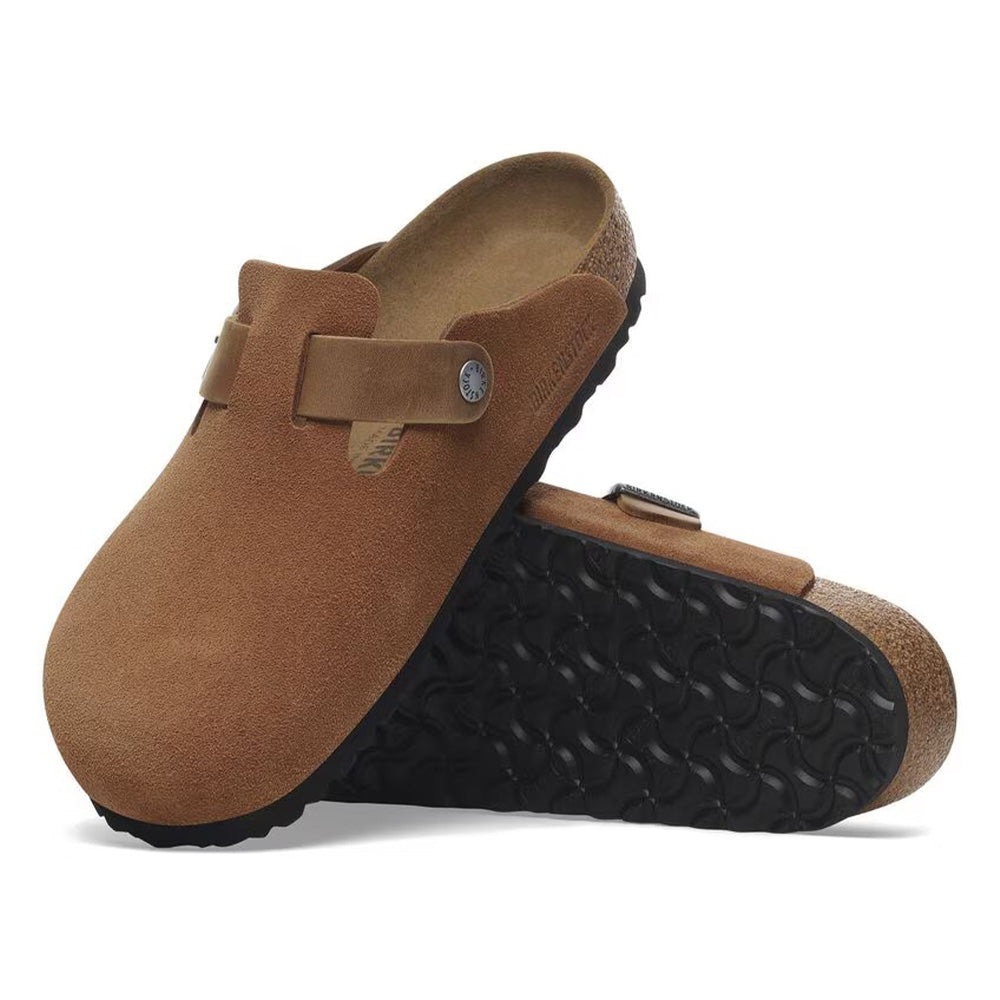 Birkenstock Boston BS Suede "Cognac"