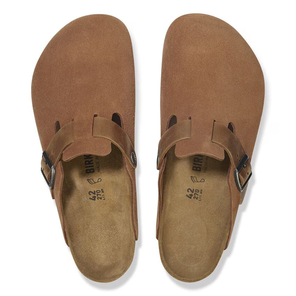 Birkenstock Boston BS Suede "Cognac"